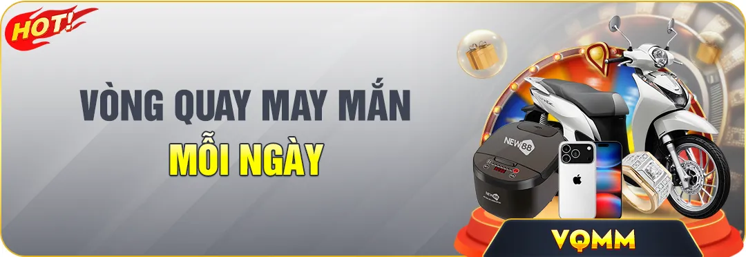 NEW88 VÒNG QUAY MAY MẮN - CƠ HỘI NHẬN QUÀ LỚN MỖI NGÀY!
